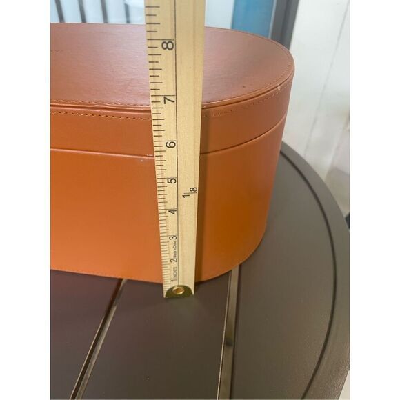 Dyson Airwrap Leather Hair Dryer Case Brown Storage Accessories- Box Only - Picture 11 of 15